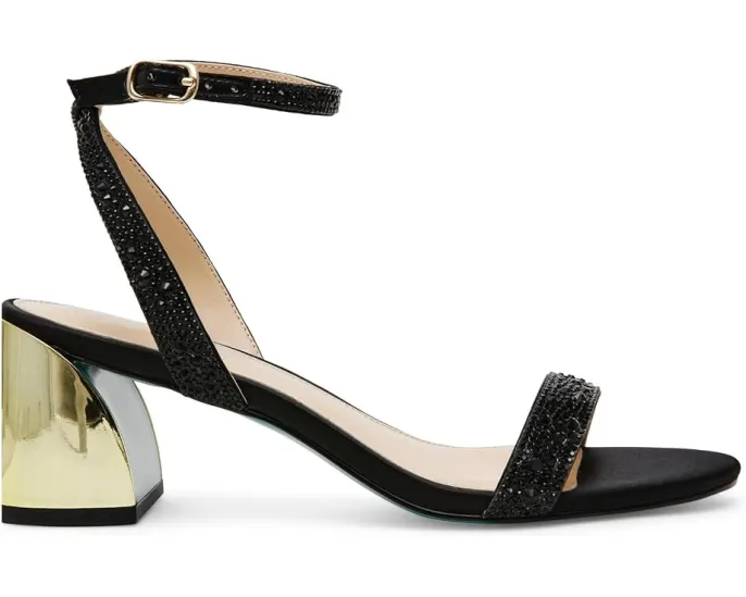 Сандалии Jean с квадратным каблуком и стразами от Blue by Betsey Johnson
