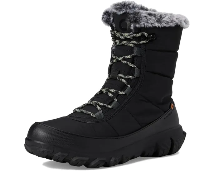 Ботинки Bogs Cedar Quilt Lace с утепленной стеганой конструкцией и искусственным мехом