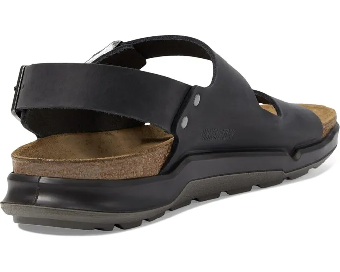 Сандалии Birkenstock Milano Rugged с пробковой стелькой и ремешками