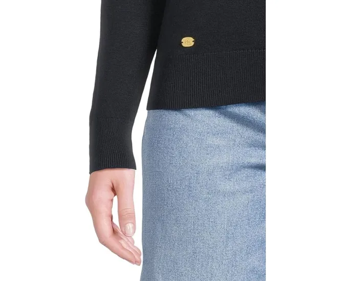 Укороченный свитер Lauren Ralph Lauren из хлопка и модала