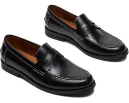 Мокасины Steve Madden Natan из кожи с круглым носком и резиновой подошвой