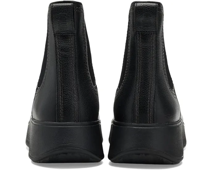 Chelsea-ботинки FitFlop F-Mode Stitch Warm из состаренной кожи с подошвой Microwobbleboard