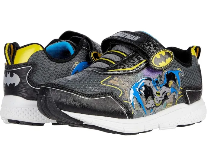 Кроссовки Josmo Batman Lighted для малышей и маленьких детей со светящейся подошвой
