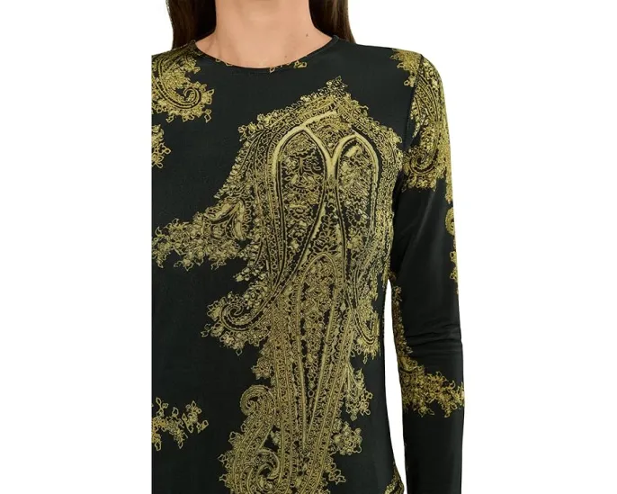 Топ AllSaints Katlyn с облегающим кроем и длинным рукавом