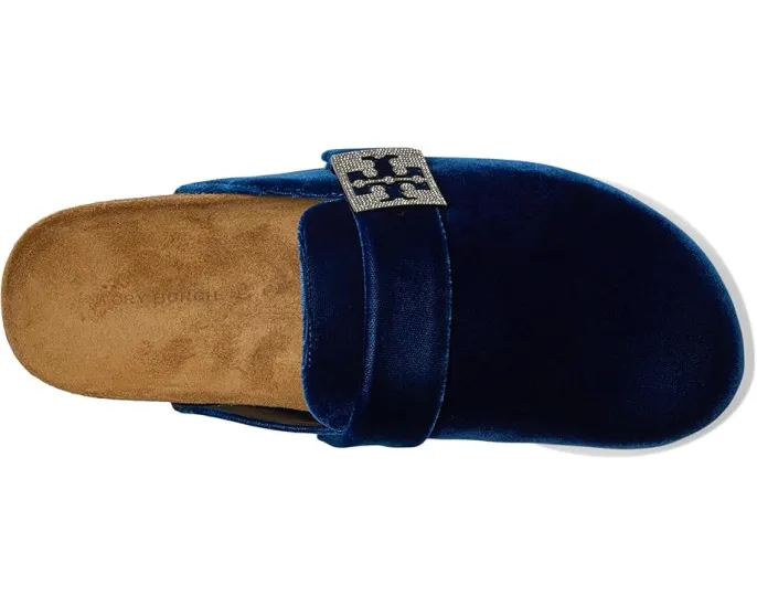 Tory Burch Mellow Pave мюли с паве-деталью из хлопка