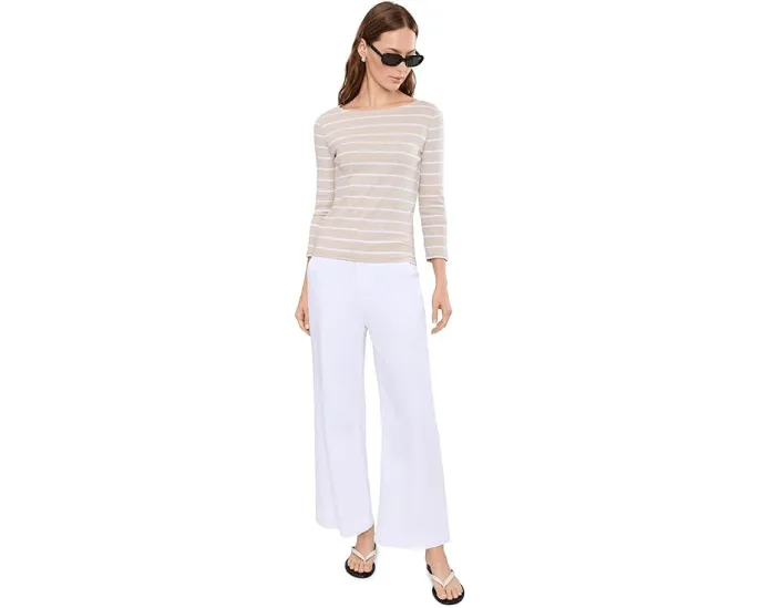 Футболка Lilla P Striped Boatneck с вырезом лодочкой и полосками