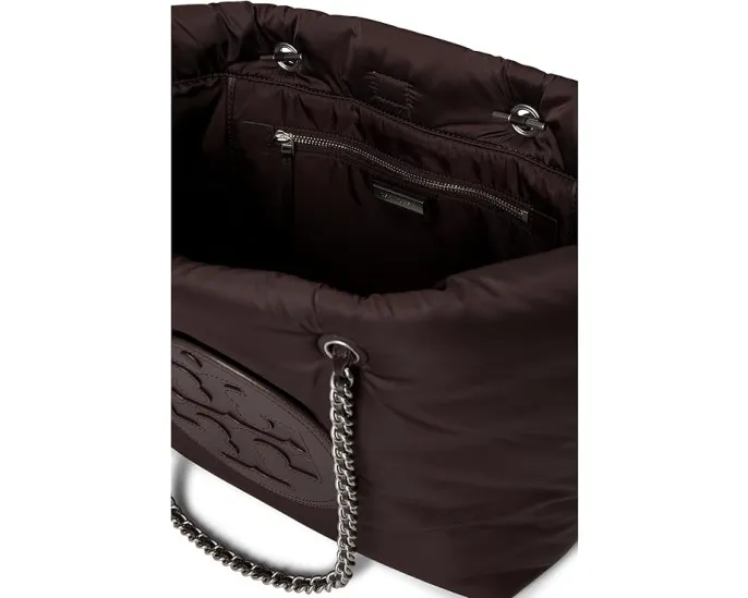 Объемная сумка Tory Burch Ella Puffy Chain Tote на цепочке