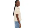 Collared Eyelet Embroidery Bubble Sleeve Top