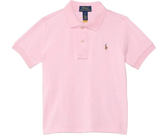 Мягкая поло Polo Ralph Lauren Kids из хлопка для старших детей