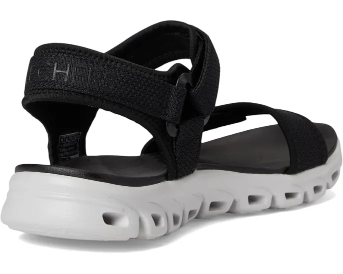 Сандалии Skechers Glide Step New Flow с геометрической подошвой и стелькой Yoga Foam