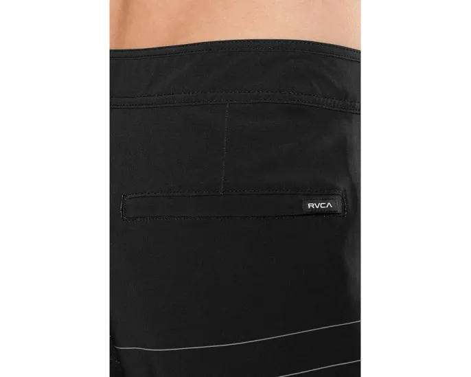 Плавки RVCA Steady Stripe Trunk с карманами на молнии и шнурке