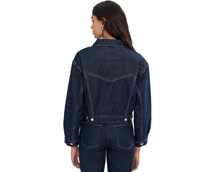 Короткая куртка-тракер Levi's Premium Shrunken 90s Trucker в винтажном стиле