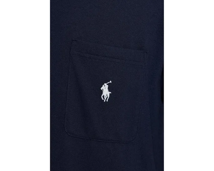 Футболка Polo Ralph Lauren с карманом и коротким рукавом из сетки