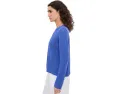 Свитер Eileen Fisher с круглой горловиной из смеси органического льна и хлопка