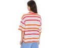 Футболка FP Movement Stripe Tackle Tee с полосками и контрастным воротником