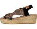 Сандалии-эспадрильи Toni Pons Masai на платформе с двухтонным плетеным верхом