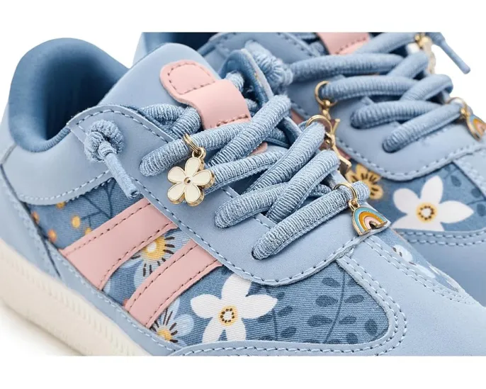 Детские кроссовки Steve Madden Kids Verdict с цветочными вставками