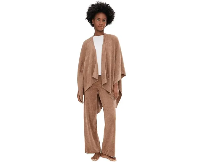Кардиган CozyChic Lite Heathered Weekend Wrap от Barefoot Dreams с асимметричным краем