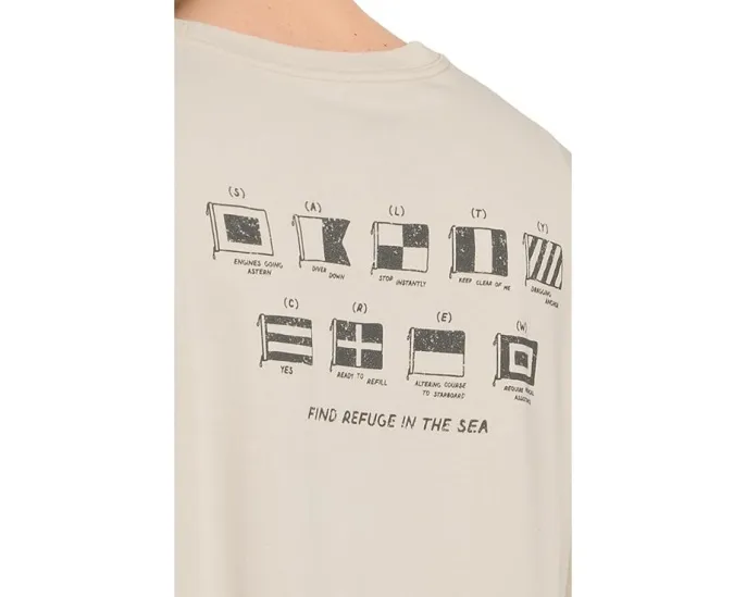 Футболка Salty Crew Call Sign с длинным рукавом и принтом