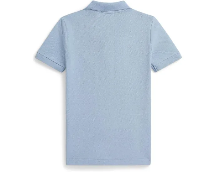 Детская поло Polo Ralph Lauren Kids The Iconic Mesh из хлопковой сетки