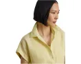Рубашка Lauren Ralph Lauren свободного кроя с полосками и коротким рукавом