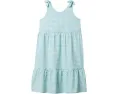 Платье Vineyard Vines Kids Girls Harbor Tie Tiered для девочек в клетку