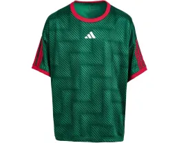 Топ adidas Kids Aop World Soccer с дизайном Чемпионата мира из переработанного полиэстера