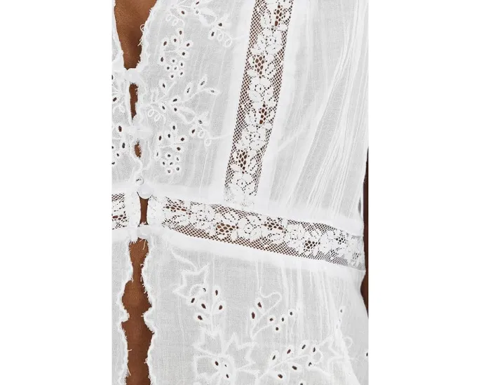 Топ Day Dreamer от Free People с вышивкой и расклешенным силуэтом