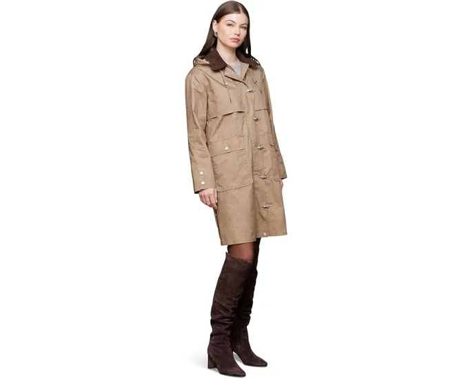 Дождевой анорак Avec Les Filles с отстегивающимся капюшоном