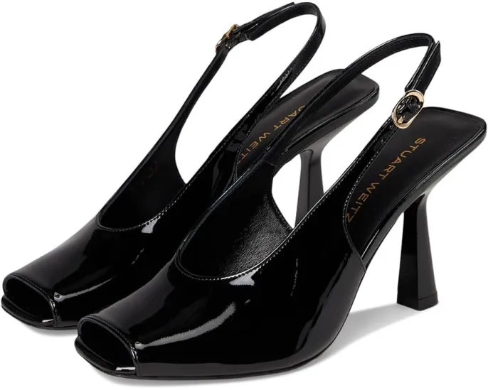 Туфли Val Slingback 85 Stuart Weitzman на шпильке с открытым мысом