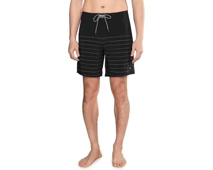 Плавки RVCA Steady Stripe Trunk с карманами на молнии и шнурке