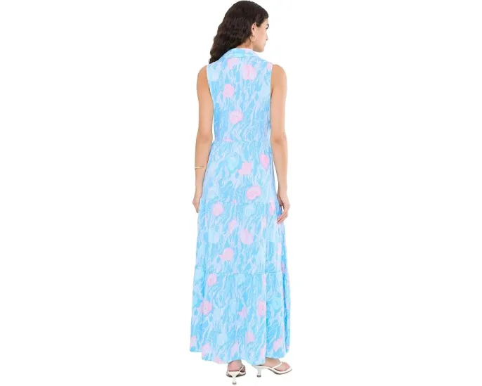 Макси-платье Riegan от Lilly Pulitzer с цветочным принтом