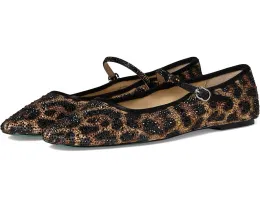 Балетки Blue by Betsey Johnson Lorel с леопардовым принтом и стразами