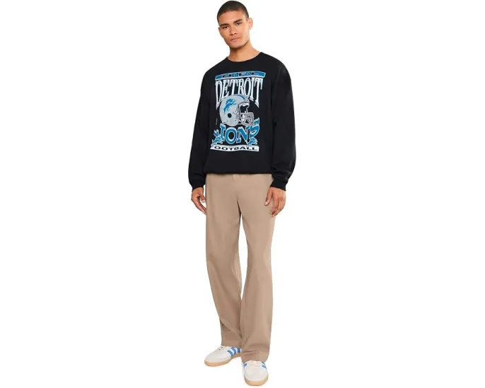 Толстовка NFL Detroit Lions Helmet Flea Market Crew от Junk Food Clothing