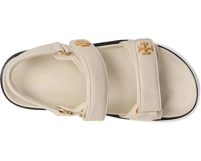 Спортивные сандалии Tory Burch Kira с кожаной стелькой и резиновой подошвой