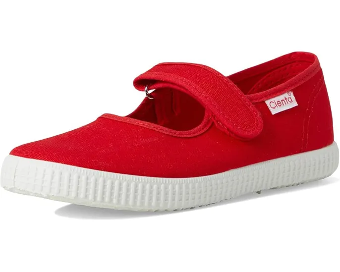 Детские туфли Cienta Kids Shoes 5600002 типа мэри джейн на липучке из хлопка