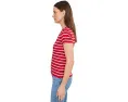 Madewell футболка Crew Neck 90s Tee в красную полоску