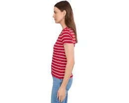 Madewell футболка Crew Neck 90s Tee в красную полоску