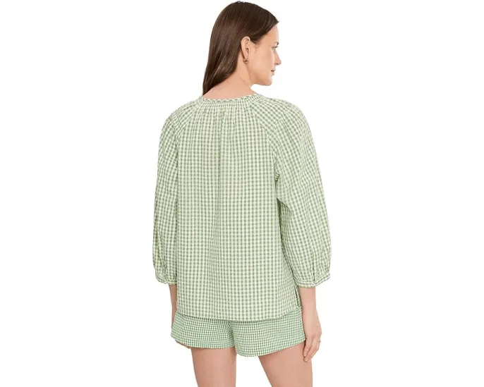 Блуза Vince Camuto с крестьянским рукавом и завязкой на шее