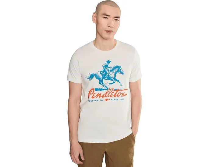 Футболка Pendleton Racehorse с принтом