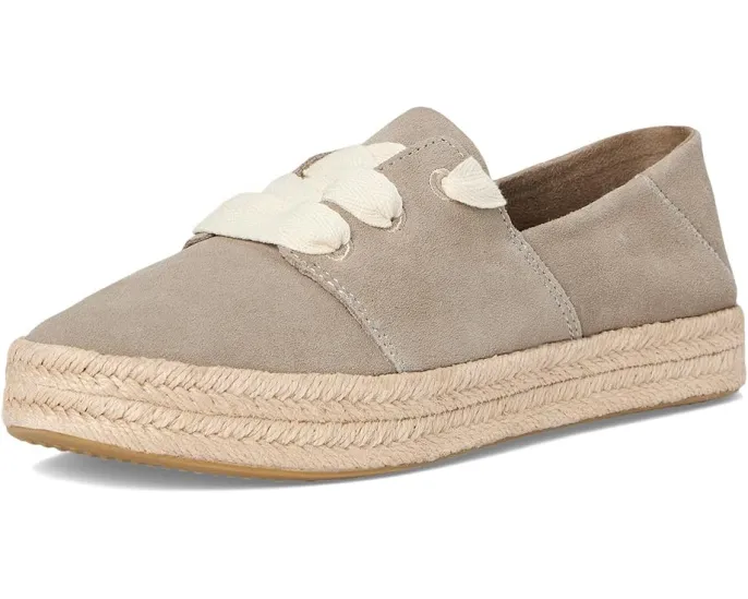 TOMS Carolina Lace Up лоферы из замши со стелькой CloudBound и шнуровкой