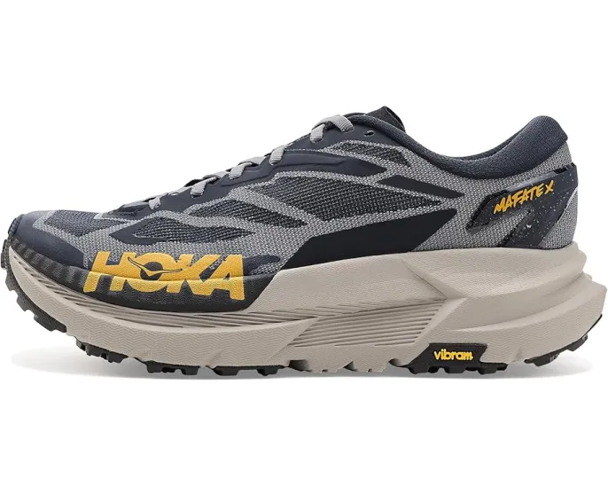 Трейловые кроссовки Hoka Mafate X с карбоновой пластиной и подошвой Vibram Megagrip