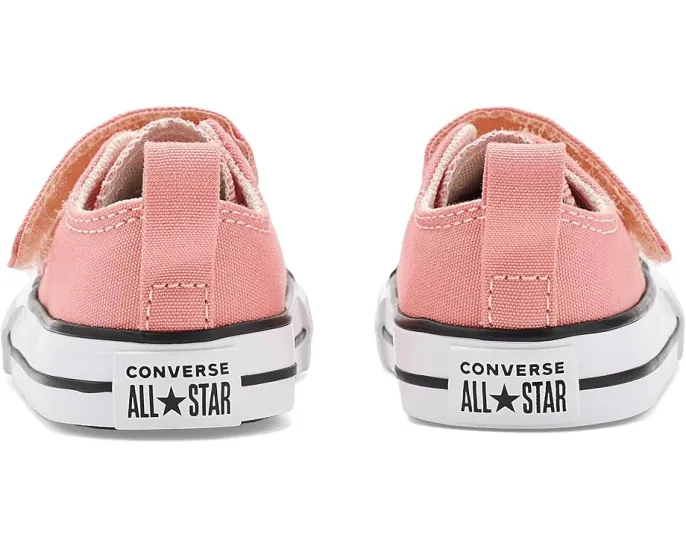 Converse Kids кеды Chuck Taylor 2V Ox для малышей на липучке с прочным верхом