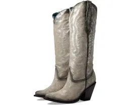 Высокие сапоги Corral Z5224 до колена с металлическими деталями и вышивкой