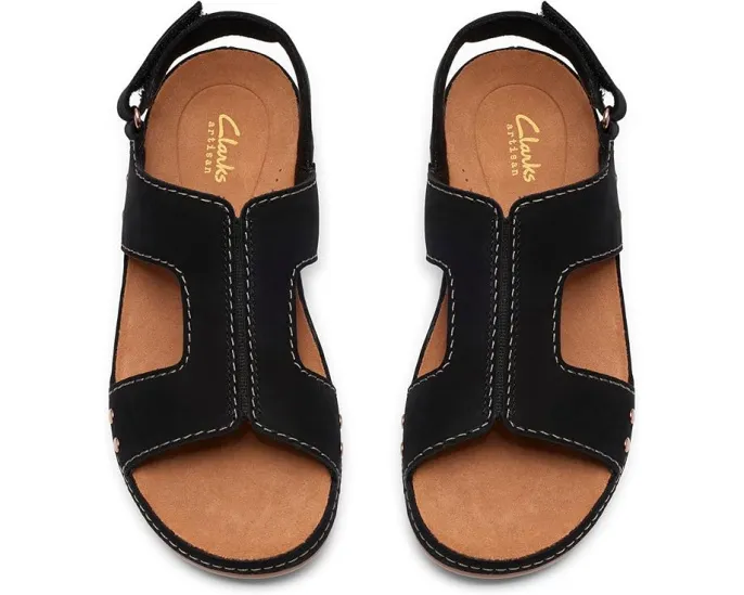 Сандалии Clarks Cecily Sun с позолоченной фурнитурой и стелькой Contour Cushion