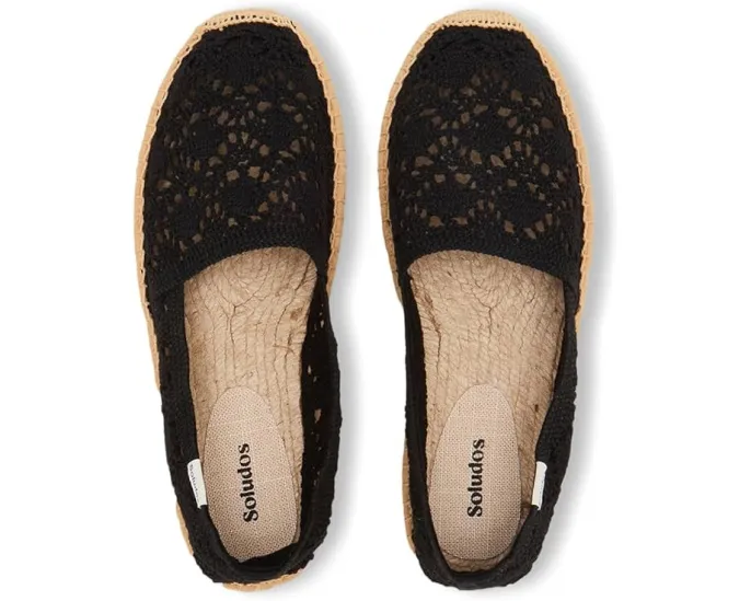 Эспадрильи Soludos Original Espadrille из 100% хлопка с подошвой из джута