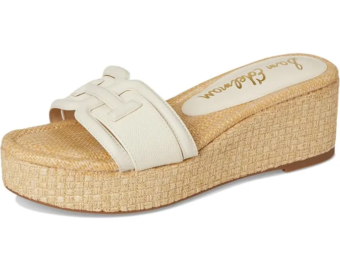 Сандалии Sam Edelman Pauleena на платформе с клиновидным каблуком и логотипом