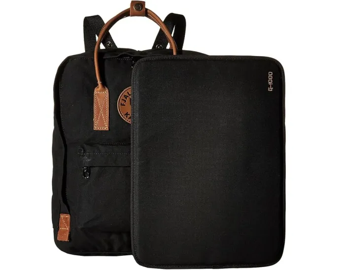 Fjällräven Рюкзак Kånken No. 2 с кожаными деталями