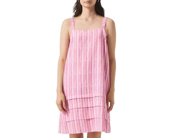 Мини-платье Splendid Celine из ткани Lyocell с ярусной юбкой