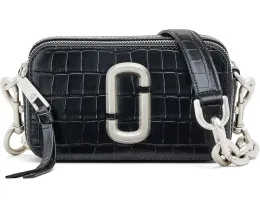 Сумка-кроссбоди Marc Jacobs The Croc-Embossed Chain Snapshot с цепным ремнем